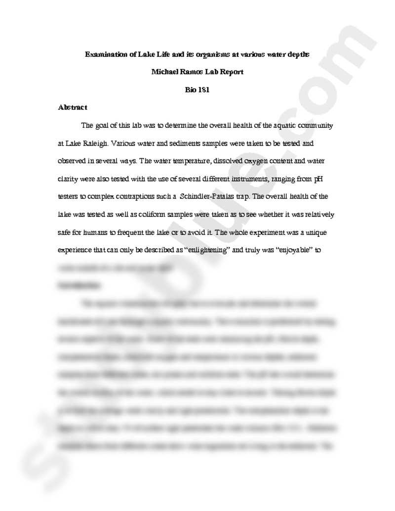 How To Write A Literature Essayandrig27 – Uk Teaching Pertaining To Biology Lab Report Template
