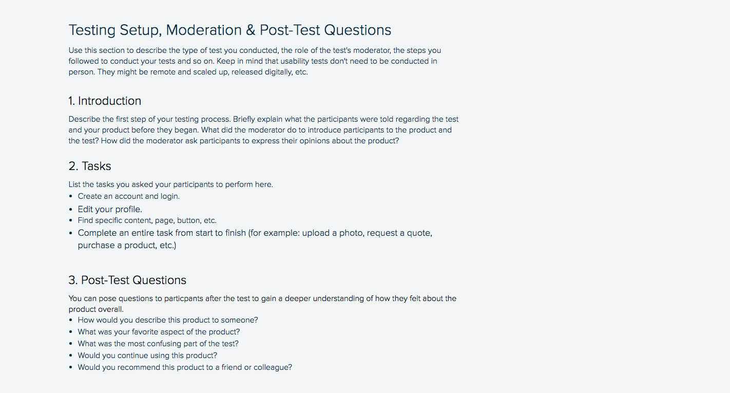 How To Write A Usability Testing Report (With Samples) | Xtensio Regarding Usability Test Report Template