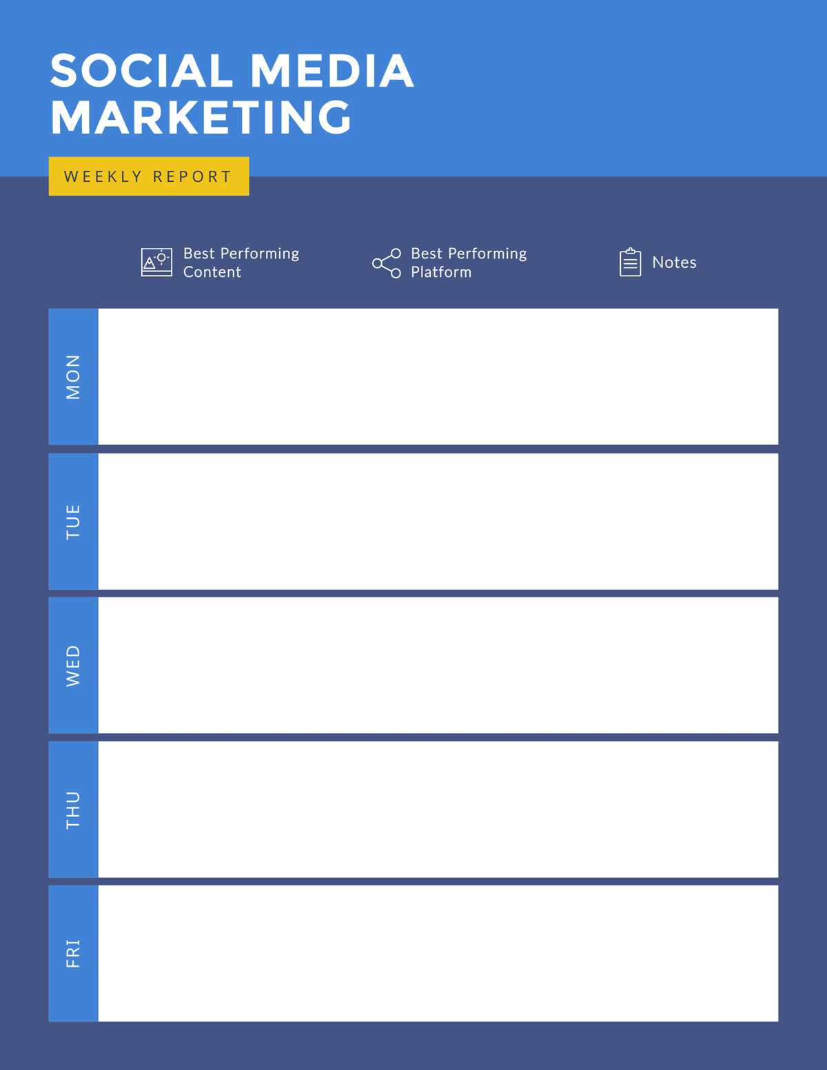 How To Write An Effective Weekly Report [Plus Templates Inside Marketing Weekly Report Template
