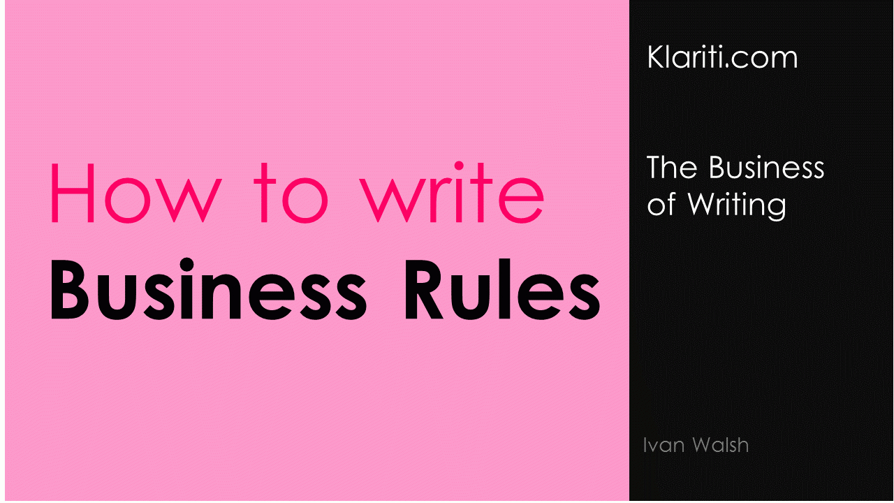 How To Write Business Rules – Templates, Forms, Checklists Throughout Business Rules Template Word
