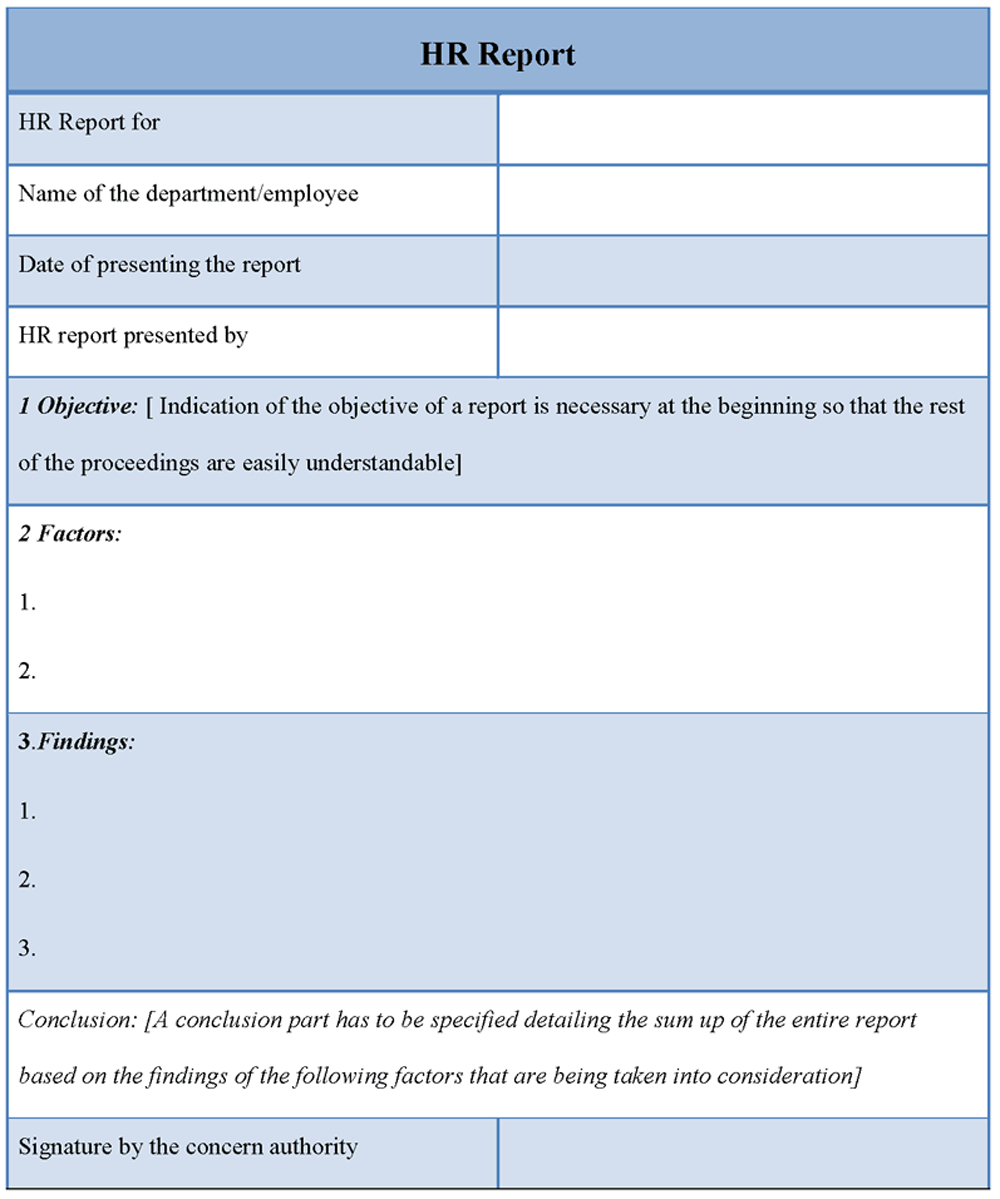 Hr Report Template – Barati.ald2014 Throughout Sample Hr Audit Report Template