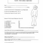 Hurt Form Pertaining To Hurt Feelings Report Template