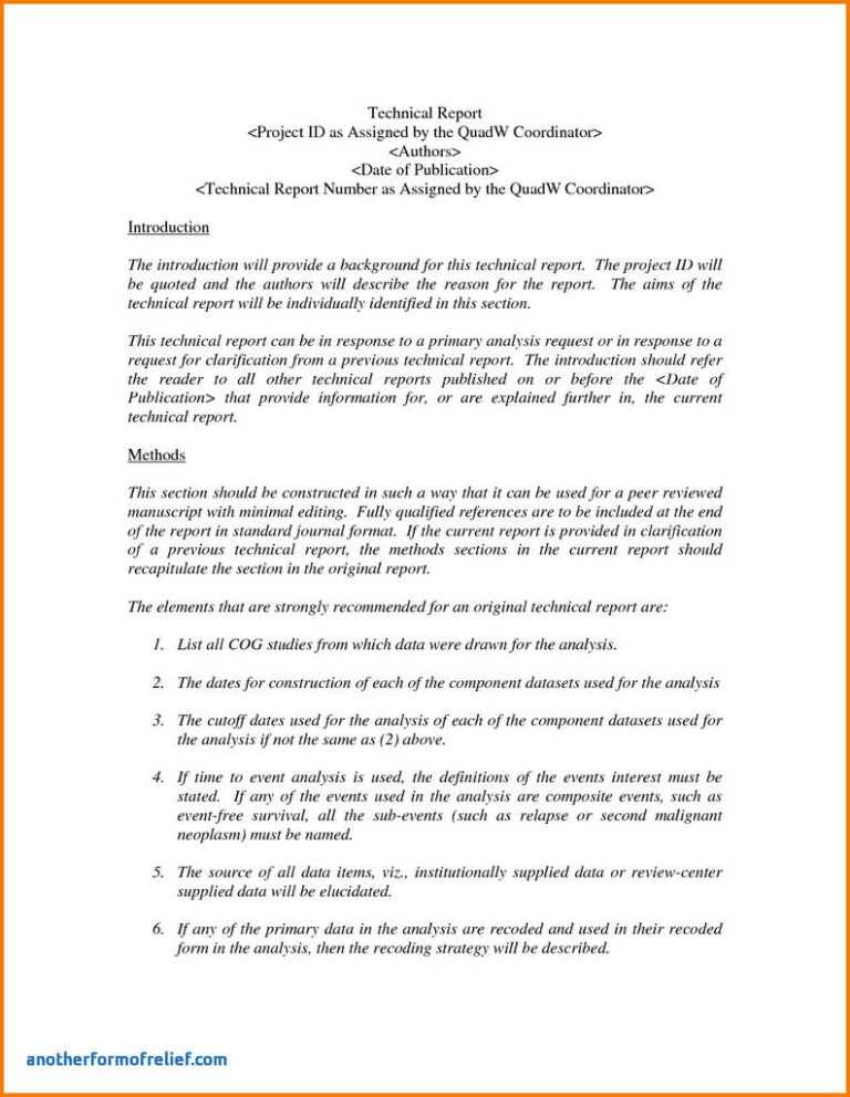 Fault Report Template Word