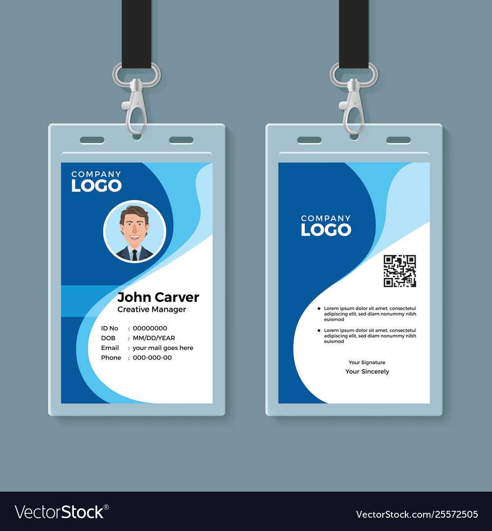 Idcard Design – Tomope.zaribanks.co In Id Badge Template Word