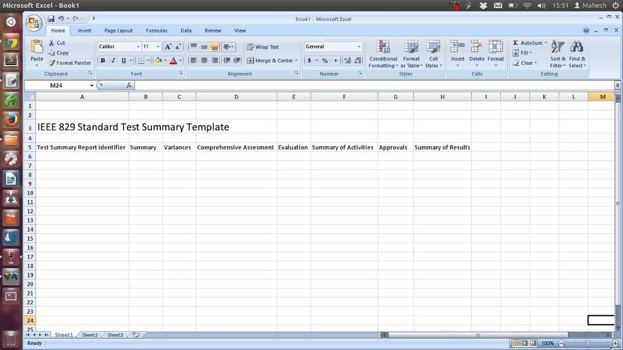Ieee 829 Standard Test Summary Report Template In Test Summary Report Template