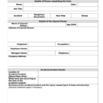 Incident And Accident Report Forms – Barati.ald2014 With Regard To Vehicle Accident Report Template