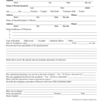 Incident Report Form – Fill Online, Printable, Fillable With Regard To Medication Incident Report Form Template