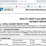 Incident Report Form – Hsse World For Health And Safety Incident Report Form Template