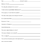 Incident Report Form Template | Editable Forms Inside Incident Report Form Template Word
