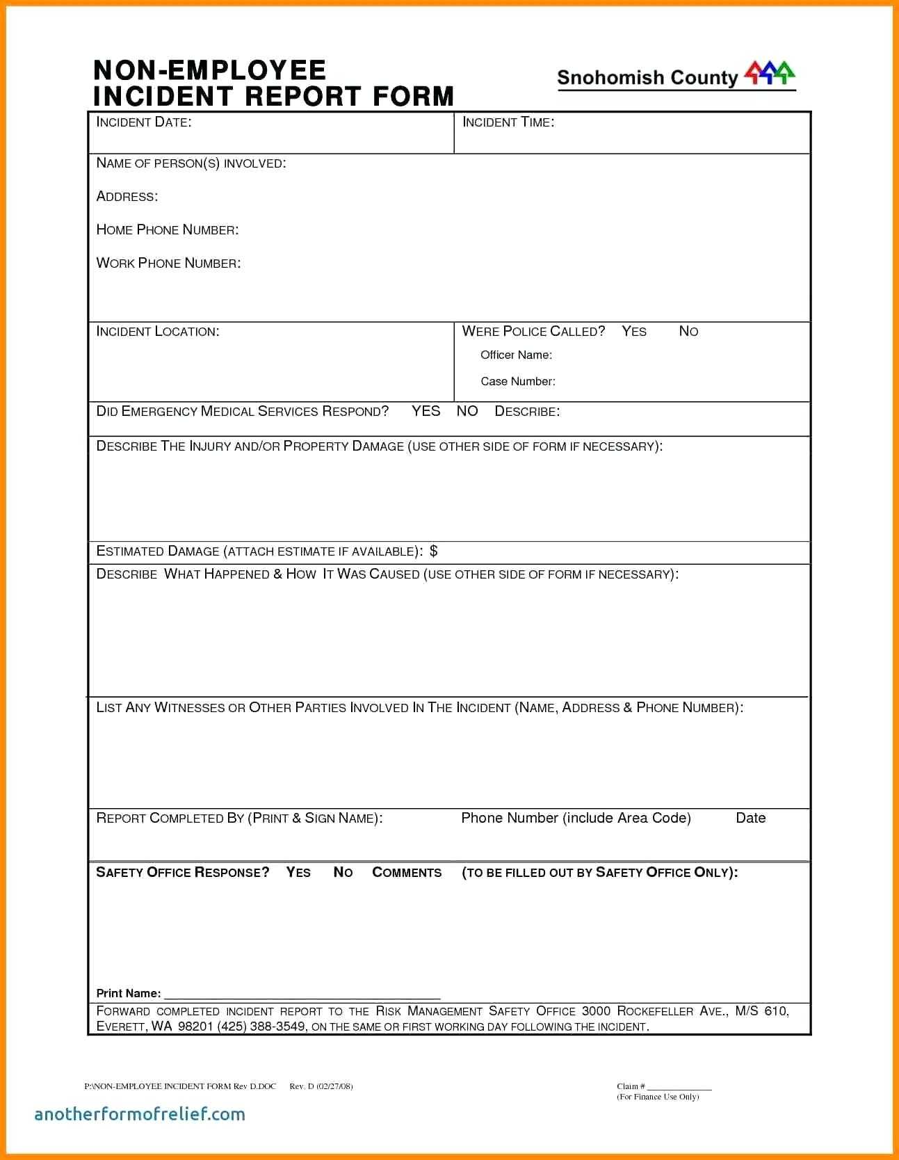 Incident Report Form Template Free Download – Vmarques Throughout Medical Report Template Free Downloads