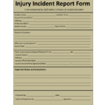 Incident Report Template With Regard To Insurance Incident Report Template