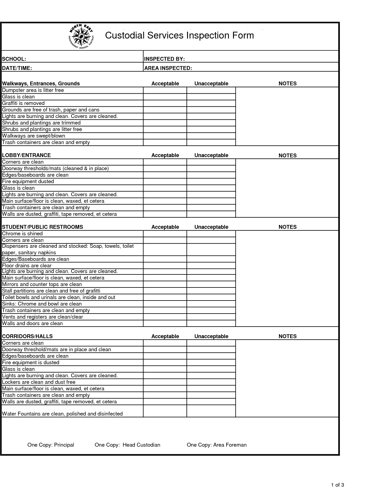 Inspection Spreadsheet Template Best Photos Of Free For Cleaning Report Template