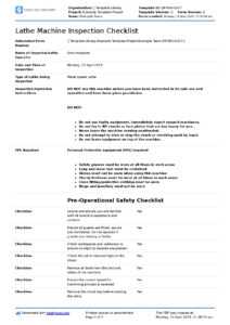 Inspection Spreadsheet Template Great Machine Shop Report in Shop Report Template