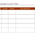 Internal Audit Schedule For Iso 27001 – Inside Iso 9001 Internal Audit Report Template