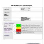It Project Status Report Template Regarding It Report Template For Word
