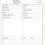 Job Card Sample Doc Vehicle Service Report Forms Ncr With Regard To Ncr Report Template