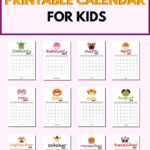 Kids Printable Calendar That Are Modest | Snyder Website For Blank Calendar Template For Kids