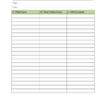 Knowledge Overview Chart (Kwl) | Templates At For Kwl Chart Template Word Document