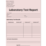 Laboratory Test Report Template In Medical Report Template Free Downloads