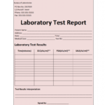 Laboratory Test Report Template With Lab Report Template Word
