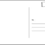 Latest Information: Postcard Template With Free Blank Postcard Template For Word