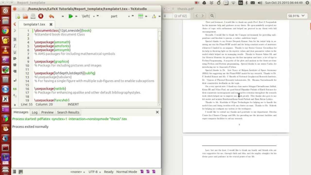 Latex Programming : 053 : Making Your Own Thesis/report Template Part 1 Of 4 For Latex Technical Report Template