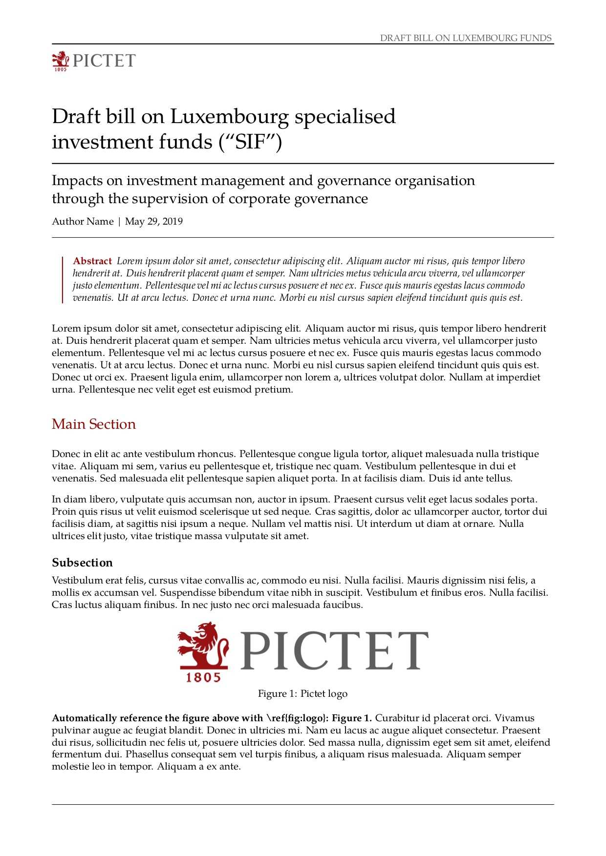 Latex Typesetting – Showcase Intended For Technical Report Latex Template