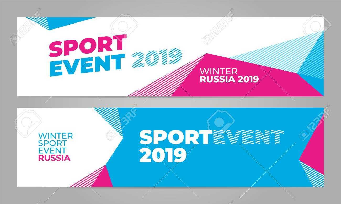 Layout Banner Template Design For Winter Sport Event, Tournament.. Regarding Event Banner Template