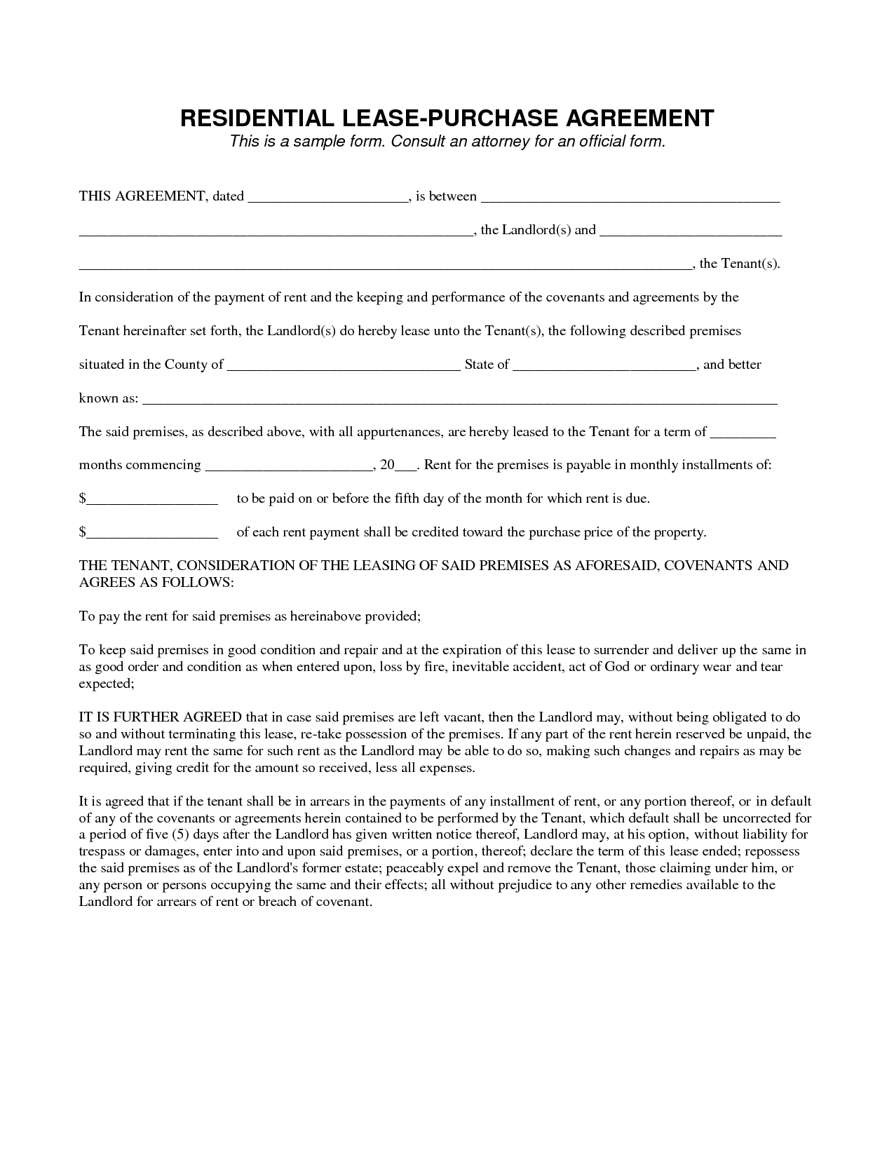 Legal Contract Template – Free Printable Documents Within Blank Legal Document Template