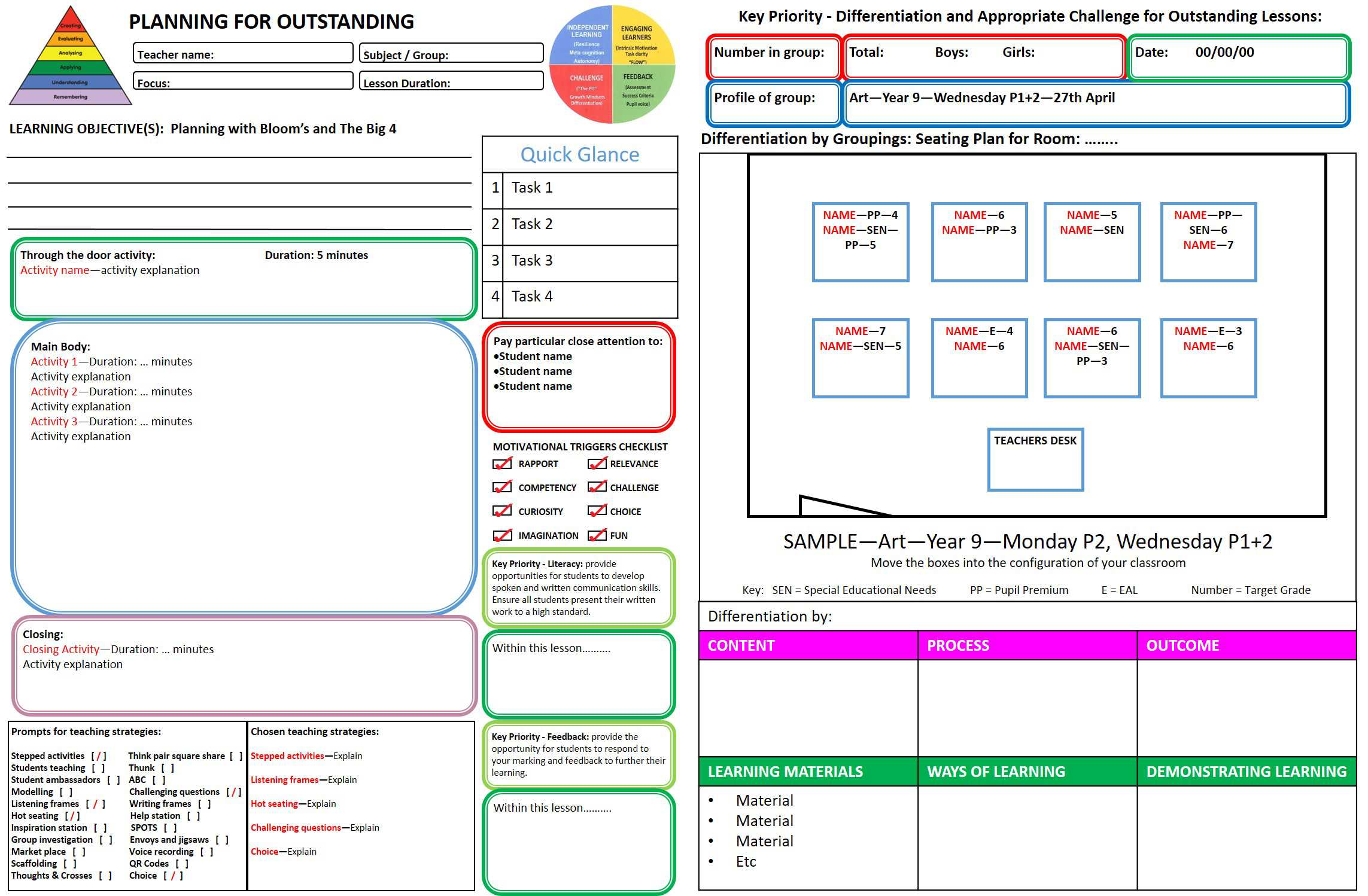 Lesson Plan Templates Microsoft Word – Papele Intended For Madeline Hunter Lesson Plan Template Word