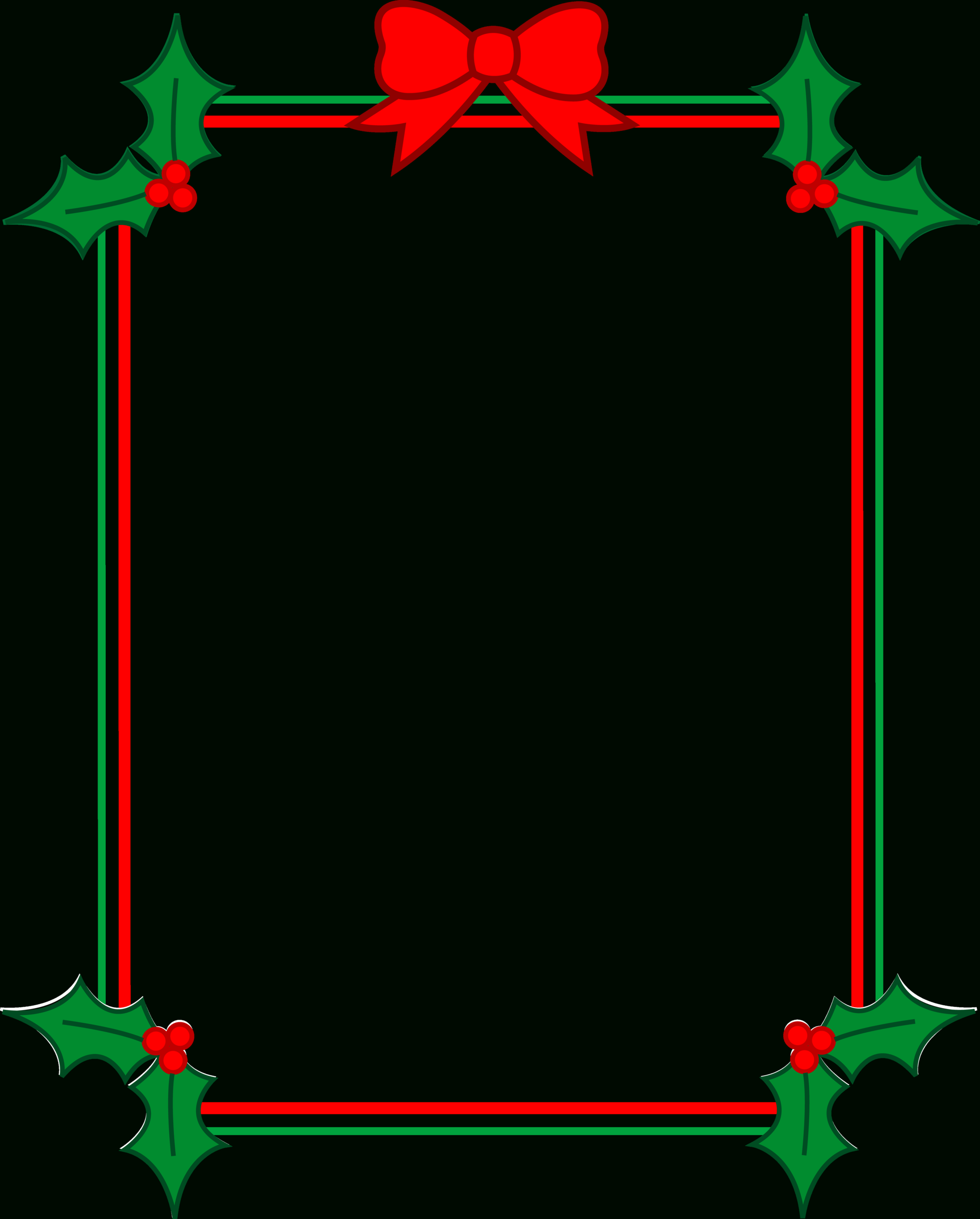 Library Of Word Svg Freeuse Library Christmas Borders Png In Word Border Templates Free Download