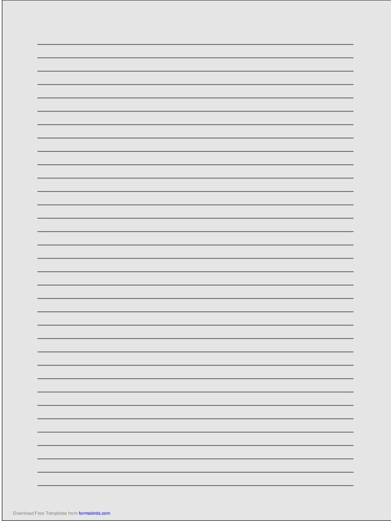 Lined Paper – 320 Free Templates In Pdf, Word, Excel Download Within Ruled Paper Template Word
