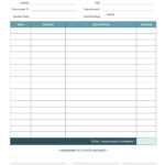 List Of Monthly Expenses Template And Free Expense Report With Per Diem Expense Report Template