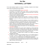 Lottery Syndicate Agreement Form – 6 Free Templates In Pdf For Lottery Syndicate Agreement Template Word