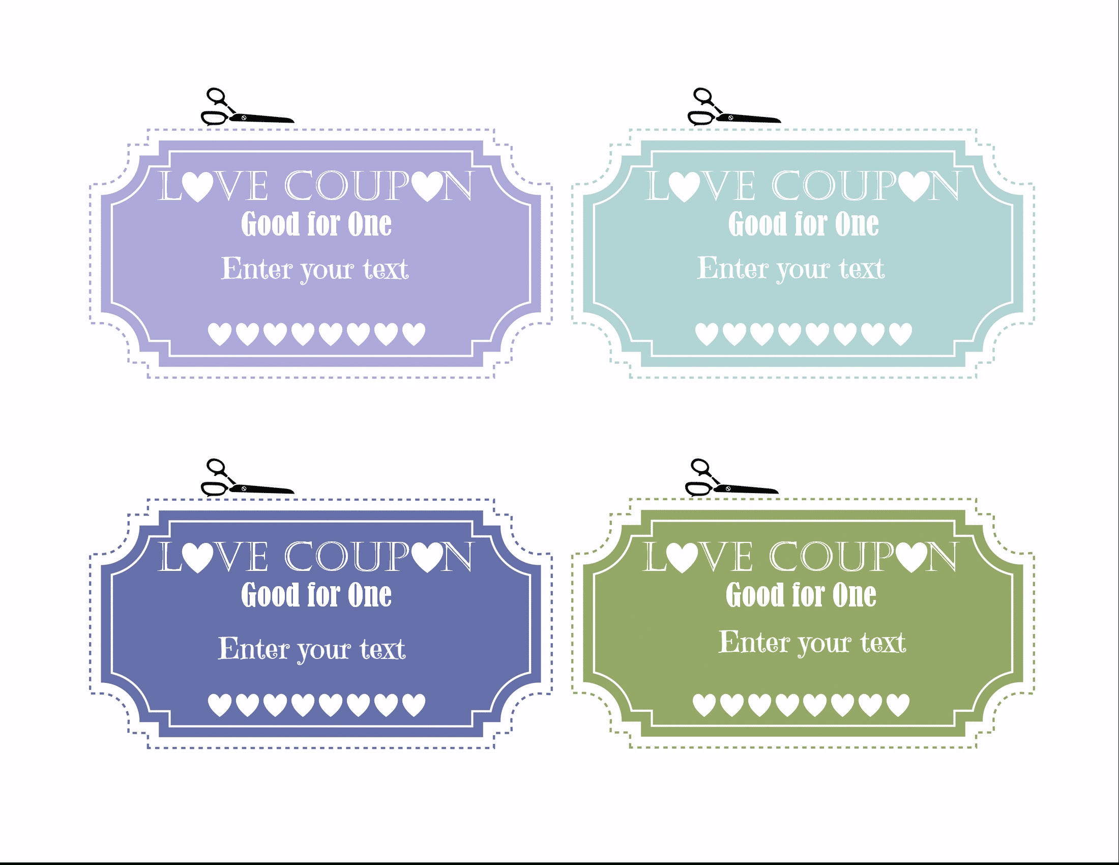 Love Coupons For Love Coupon Template For Word