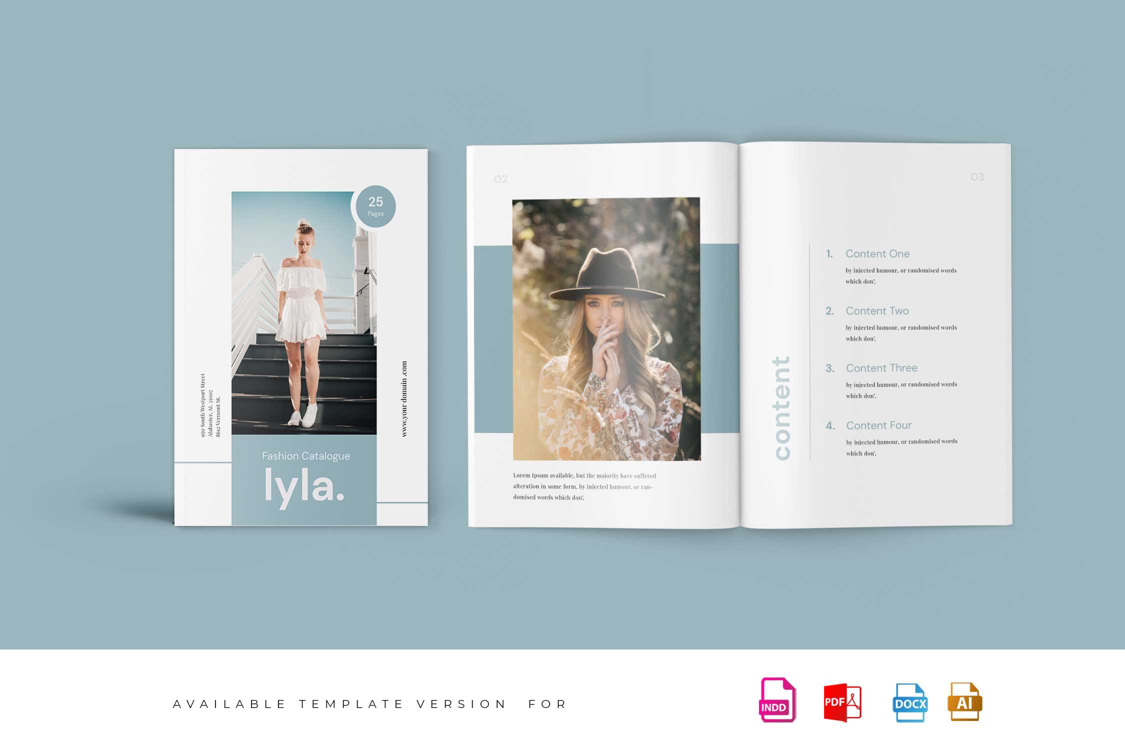 Lyla – Fashion Magazine Template Within Magazine Template For Microsoft Word