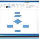 Make A Flowchart In Microsoft Word 2013 Intended For Microsoft Word Flowchart Template