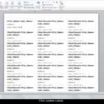 Making Address Labels With Mail Merge Within How To Create A Mail Merge Template In Word 2010
