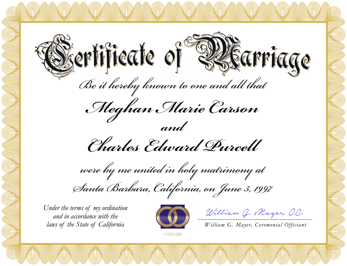 Marriage Certificate Sample – Barati.ald2014 Pertaining To Blank Marriage Certificate Template