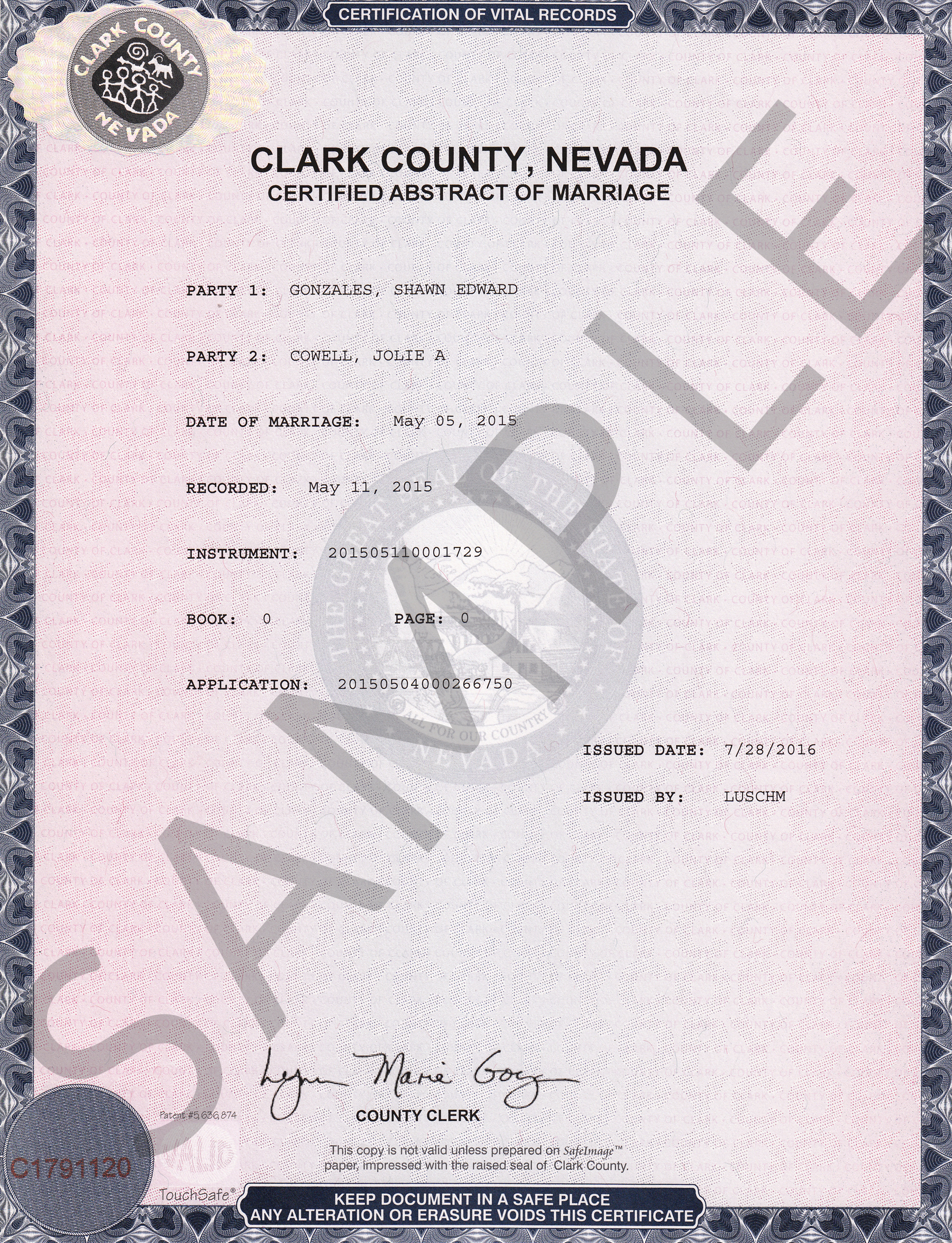Marriage Certificate Sample – Barati.ald2014 Regarding Blank Marriage Certificate Template