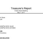 Masna » Club Accounting 101 Pertaining To Treasurer Report Template