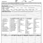 Medical History Form – 5 Free Templates In Pdf, Word, Excel For Medical History Template Word