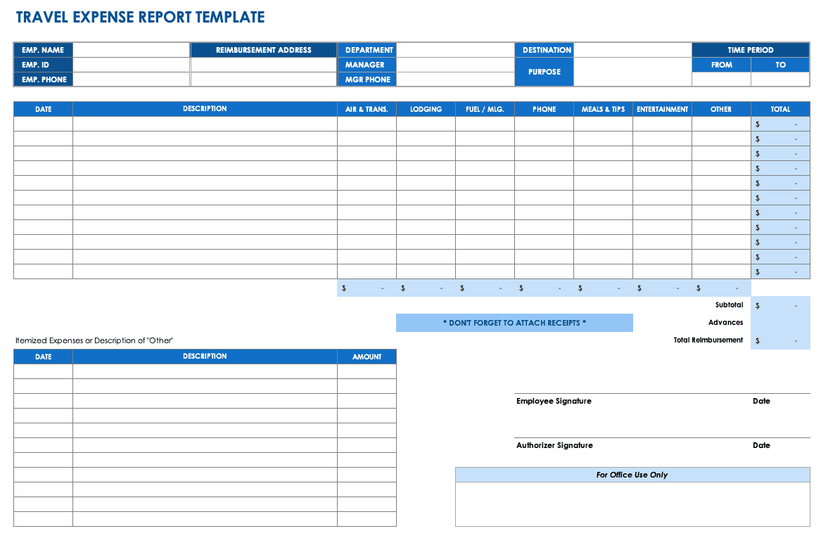 Microsoft Word Expense Report Template - Business Template Ideas In Microsoft Word Expense Report Template