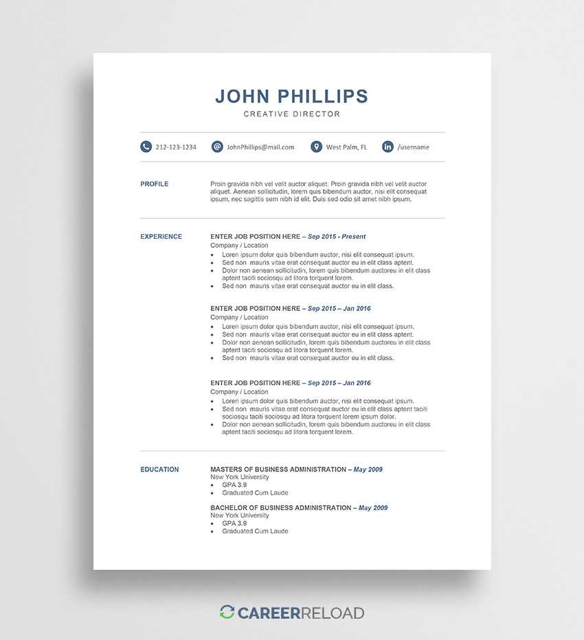 Microsoft Word Resume Templates Free – Papele Throughout Microsoft Word Resume Template Free