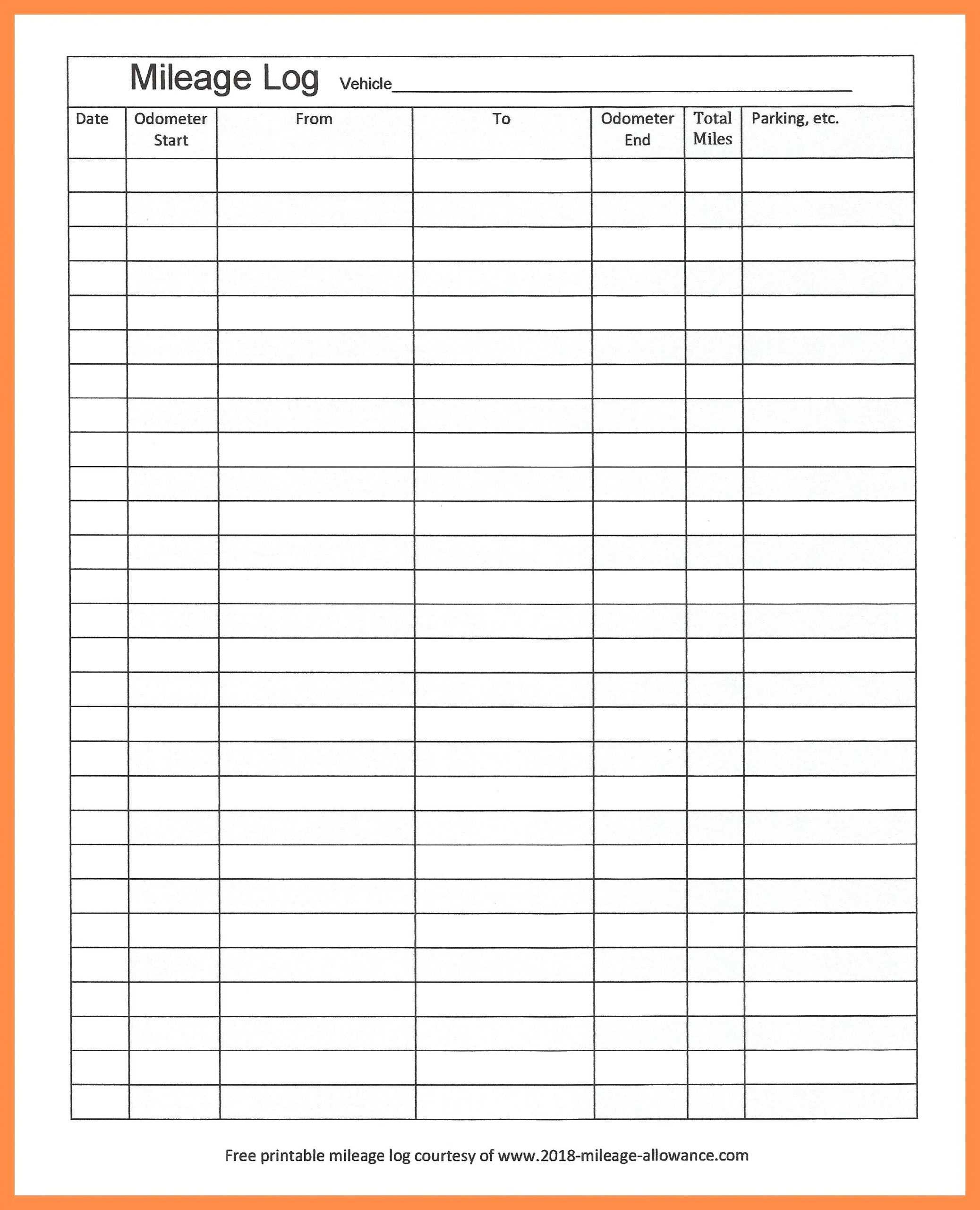 Mileage Tracker Spreadsheet Tracking Sheet Business Template Intended For Mileage Report Template