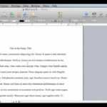 Mla Essay Format For Mac – Pages Template For Mla Format Regarding Mla Format Word Template