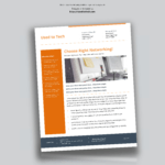 Modern Flyer Design In Microsoft Word Free – Used To Tech Pertaining To Header Templates For Word