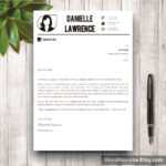 Modern Resume Template For Word – “Danielle Lawrence” Inside Resume Templates Word 2007