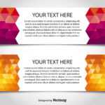 Modern Style Web Banner Templates – Download Free Vectors Throughout Website Banner Templates Free Download