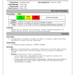 Monthly Status Report | Templates At Allbusinesstemplates In Project Management Status Report Template